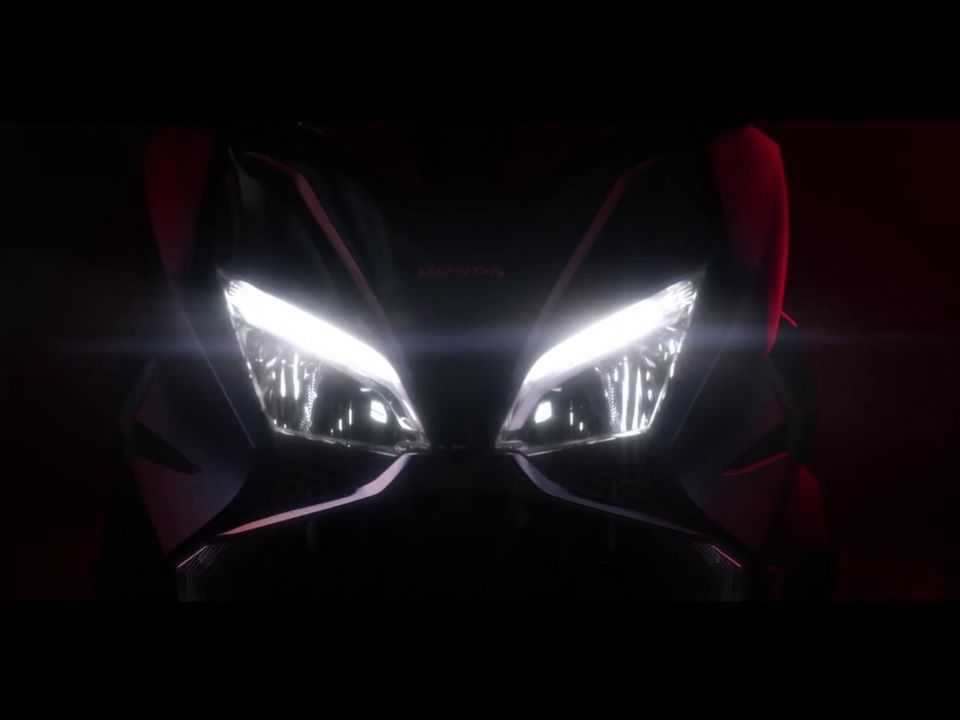 Teaser revela faris do novo Honda Forza 750